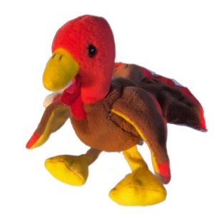 Ty Beanie Babies Gobbles the Turkey